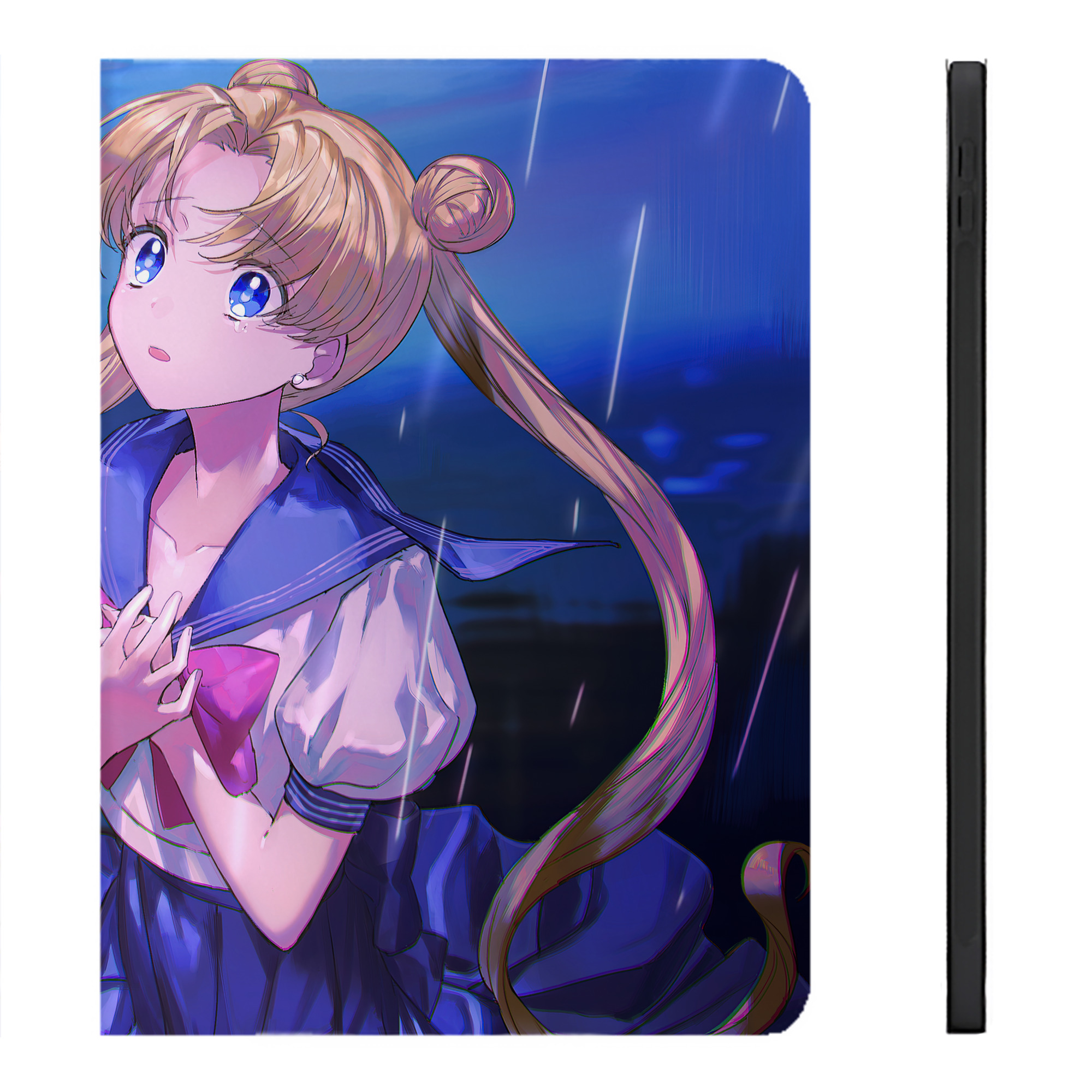 （画像用） 美少女戦士セーラームーン Sailor Moon IPadケース ペンホルダー付き ブックスタイルデザイン